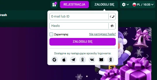 Spinbetter login